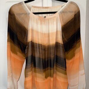 Calvin Klein Women's Long Sleeve Blouse Size Small